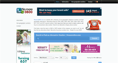 Desktop Screenshot of nomore0800.com